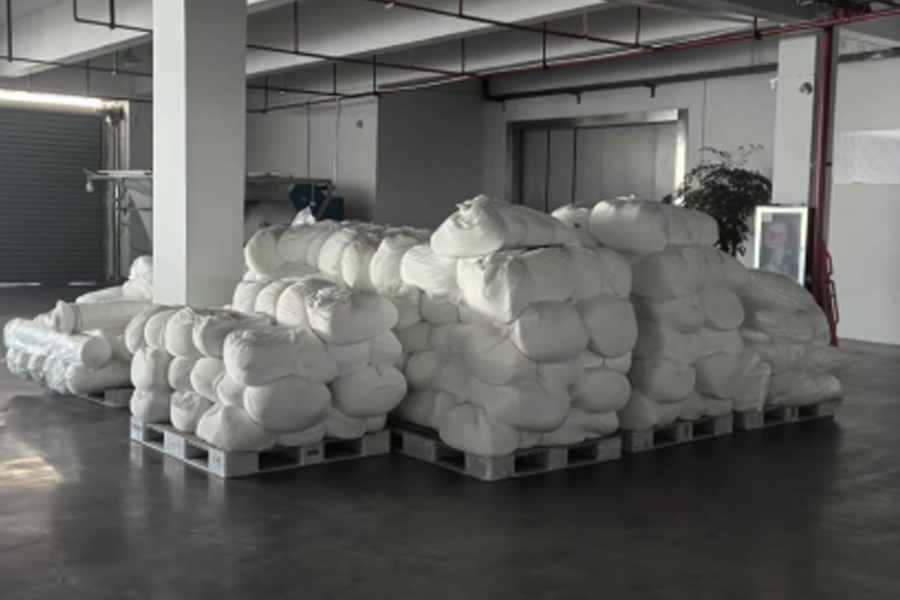 Szürke szövetgyártás-szürke szövet tranzitterület