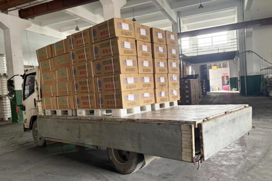 DTY gyártási késztermék raktár