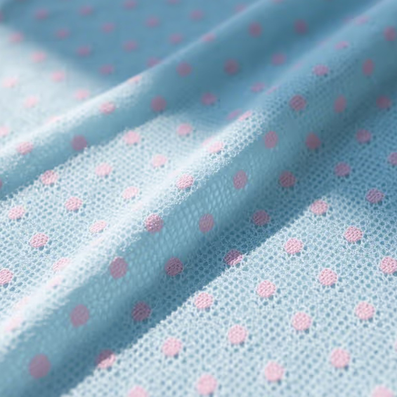 Dot mesh Birdseye kendő