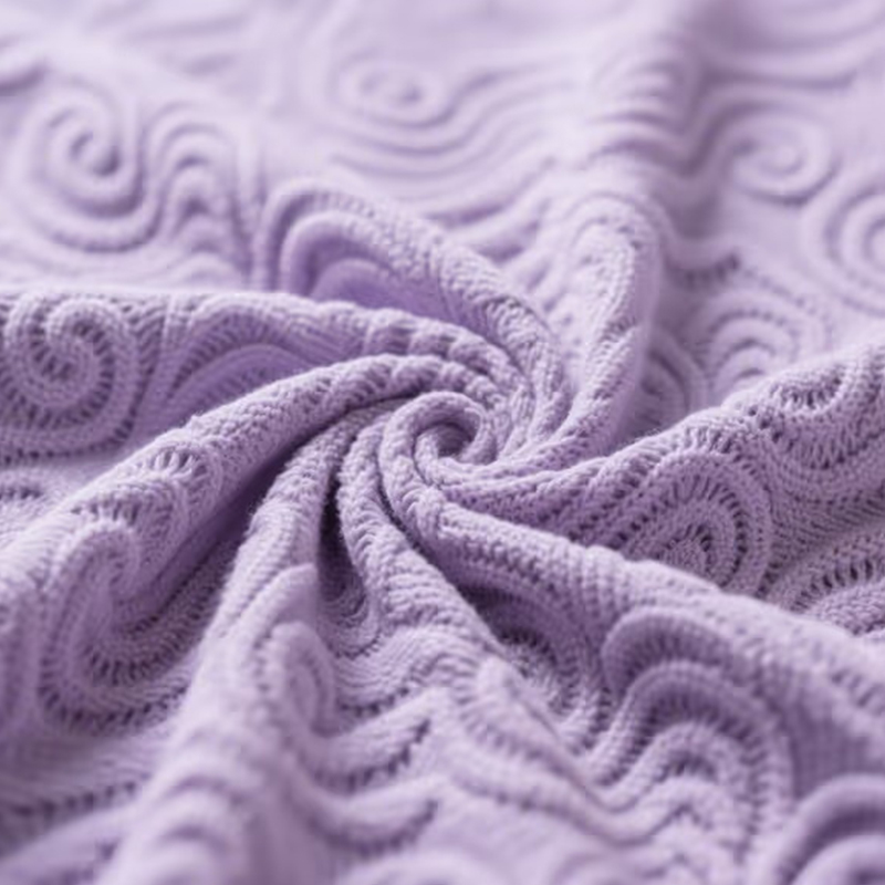 Üreges konvex transzfer jacquard szövet