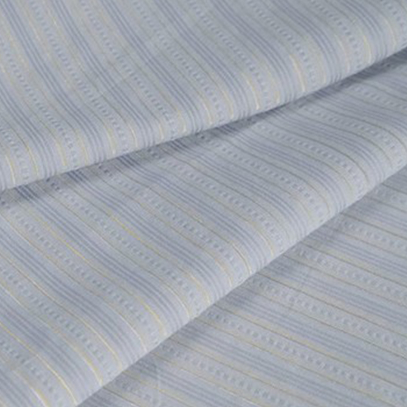 Stretch pamutcsíkos szövet